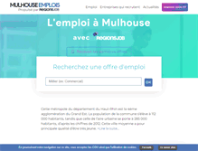 Tablet Screenshot of mulhouse-emplois.com